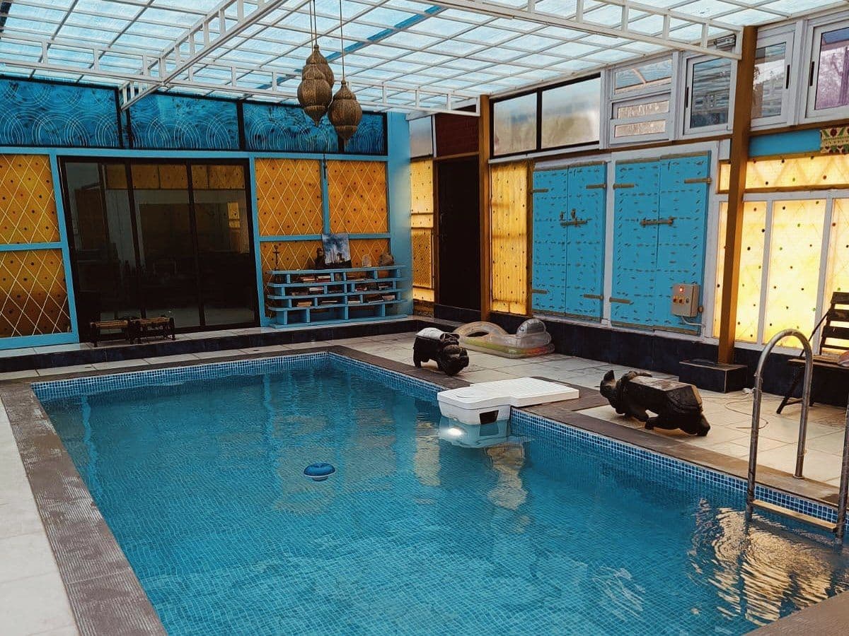 Indoor Pool Under Glass, Ahmedabad