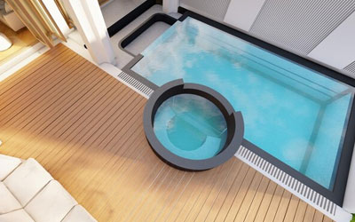 Compact plunge pools