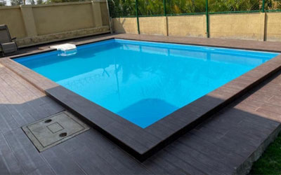 FRP liner pool