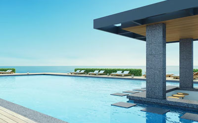 Rooftop pools