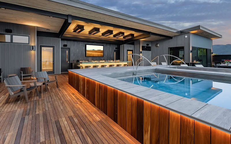 Elevate Your Home with a Rooftop Swimming Pool